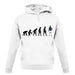 Evolution Of Man France unisex hoodie