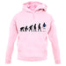 Evolution Of Man France unisex hoodie