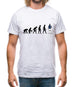 Evolution Of Man France Mens T-Shirt