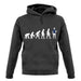 Evolution Of Man France unisex hoodie