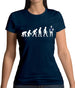 Evolution Of Man France Womens T-Shirt