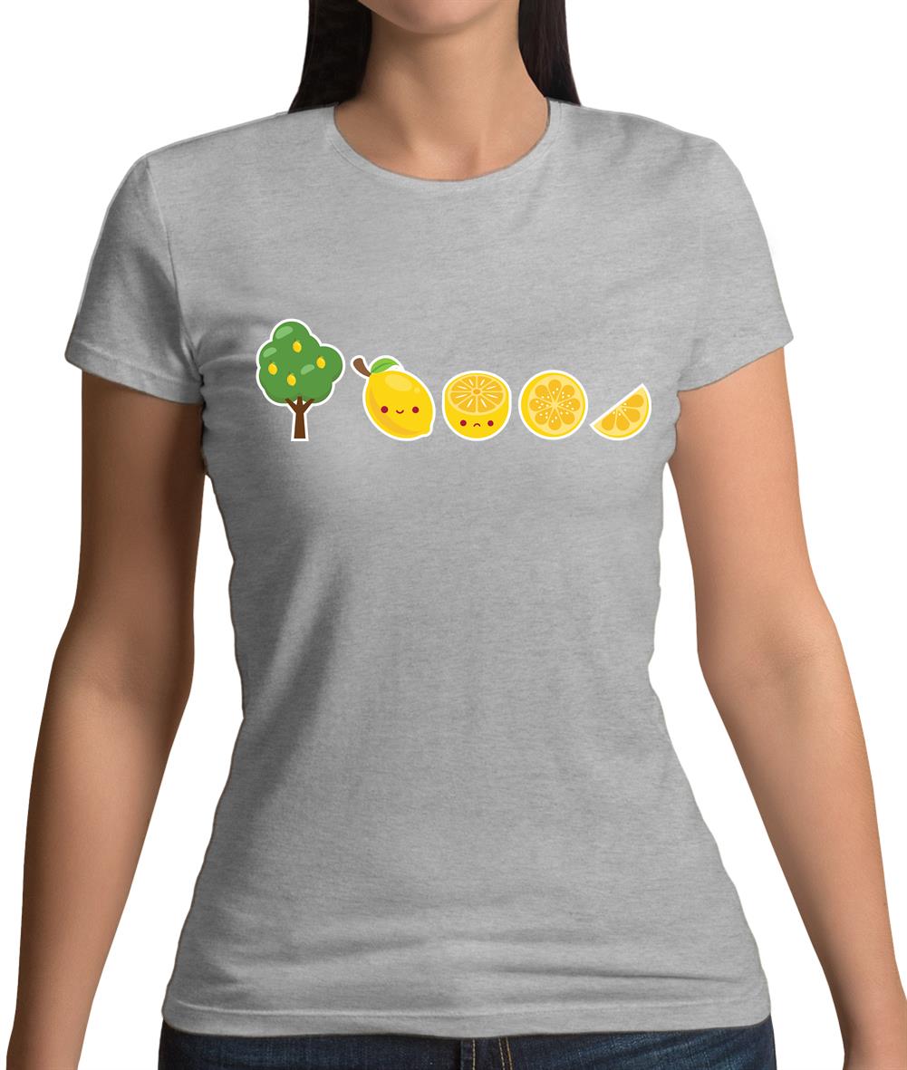 Evolution Of Lemon Womens T-Shirt