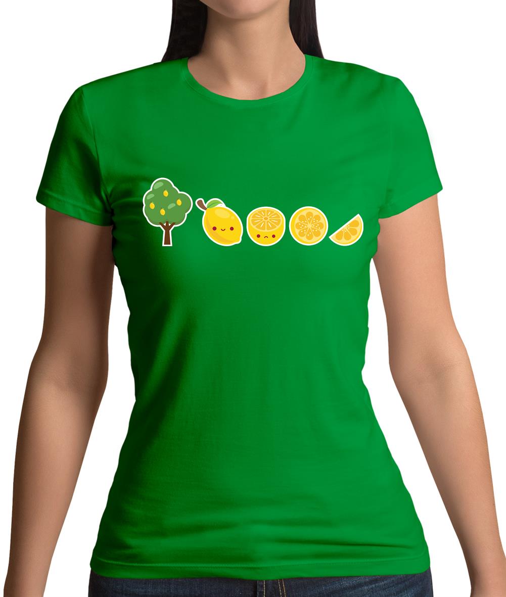 Evolution Of Lemon Womens T-Shirt