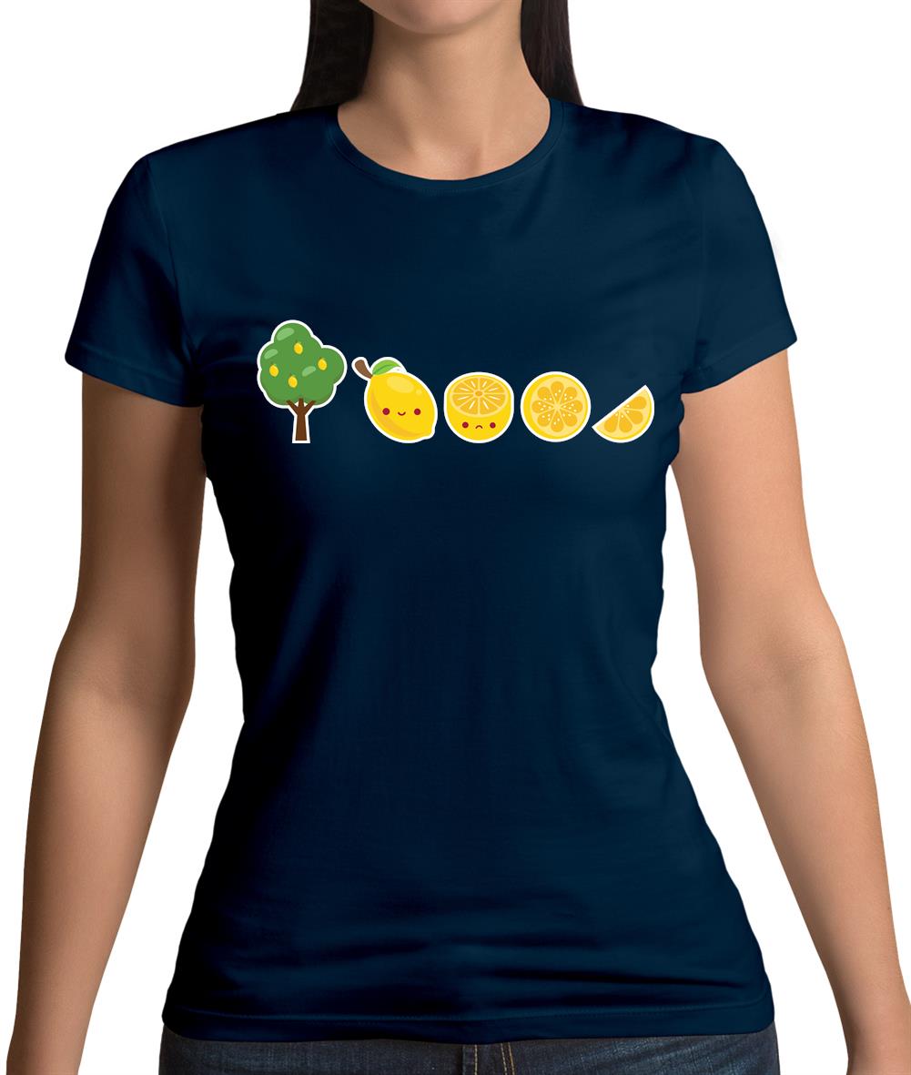 Evolution Of Lemon Womens T-Shirt
