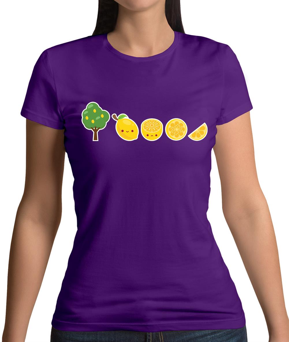 Evolution Of Lemon Womens T-Shirt