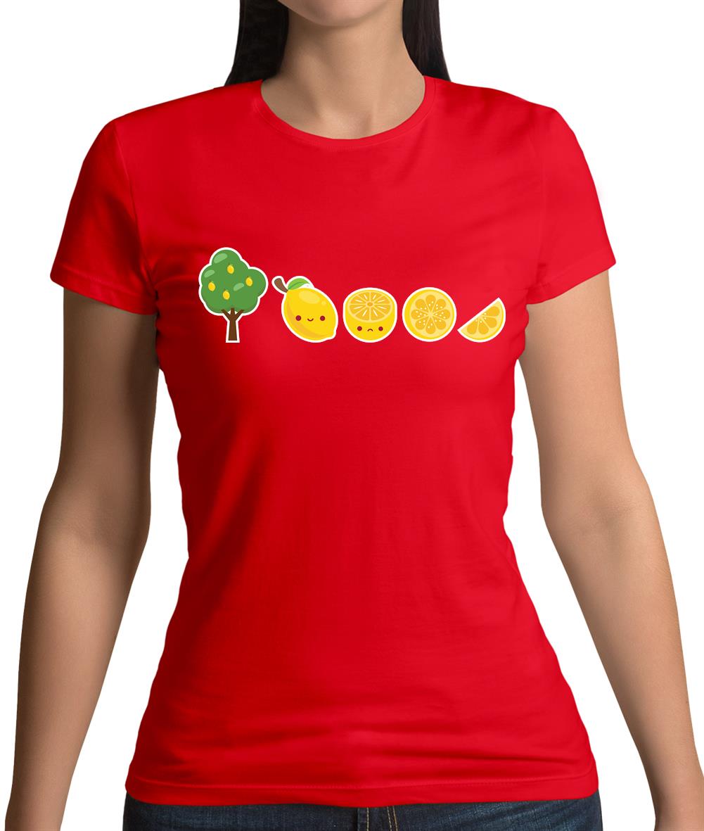 Evolution Of Lemon Womens T-Shirt