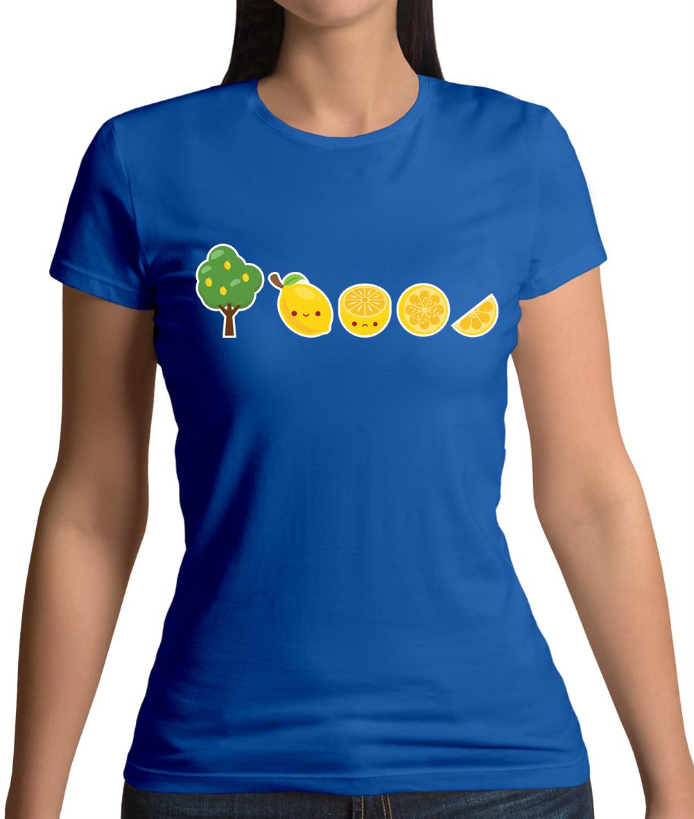 Evolution Of Lemon Womens T-Shirt