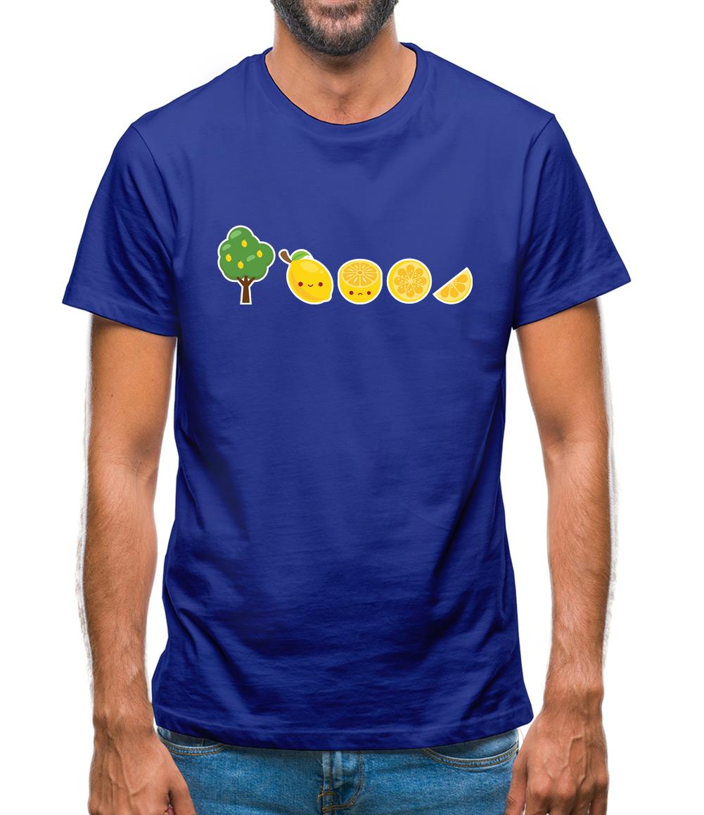 Evolution Of Lemon Mens T-Shirt