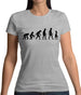 Evolution Of Man Alien Womens T-Shirt