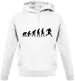 Evolution American Football Unisex Hoodie