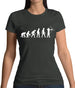 Dressdown Evolution of Man Archery Womens T-Shirt