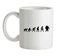 Evolution of Man Astronaut Ceramic Mug