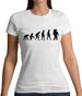 Evolution Of Man Astronaut Womens T-Shirt