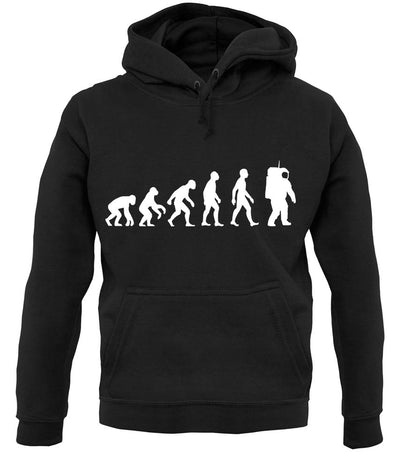 Evolution Of Man Astronaut unisex hoodie