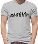 Evolution of Man - BMX Mens T-Shirt