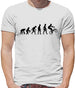 Evolution of Man - BMX Mens T-Shirt