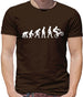 Evolution of Man - BMX Mens T-Shirt