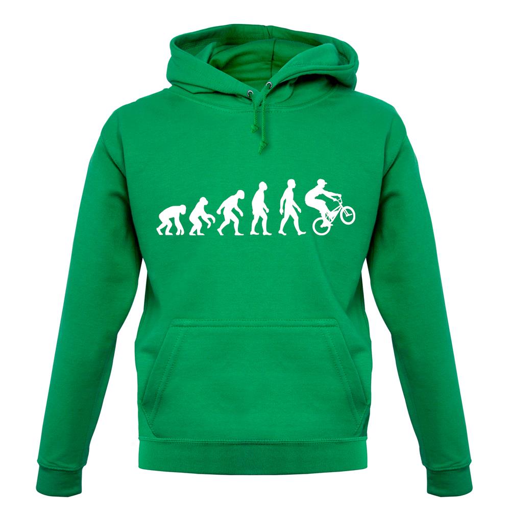 Evolution of Man - BMX Unisex Hoodie