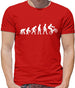 Evolution of Man - BMX Mens T-Shirt