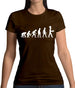 Evolution Of Man Bake Womens T-Shirt