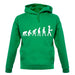 Evolution Of Man Bake unisex hoodie