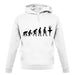 Evolution Of Man Ballet Dancer unisex hoodie