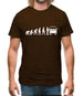 Evolution of Man Bay Camper Mens T-Shirt