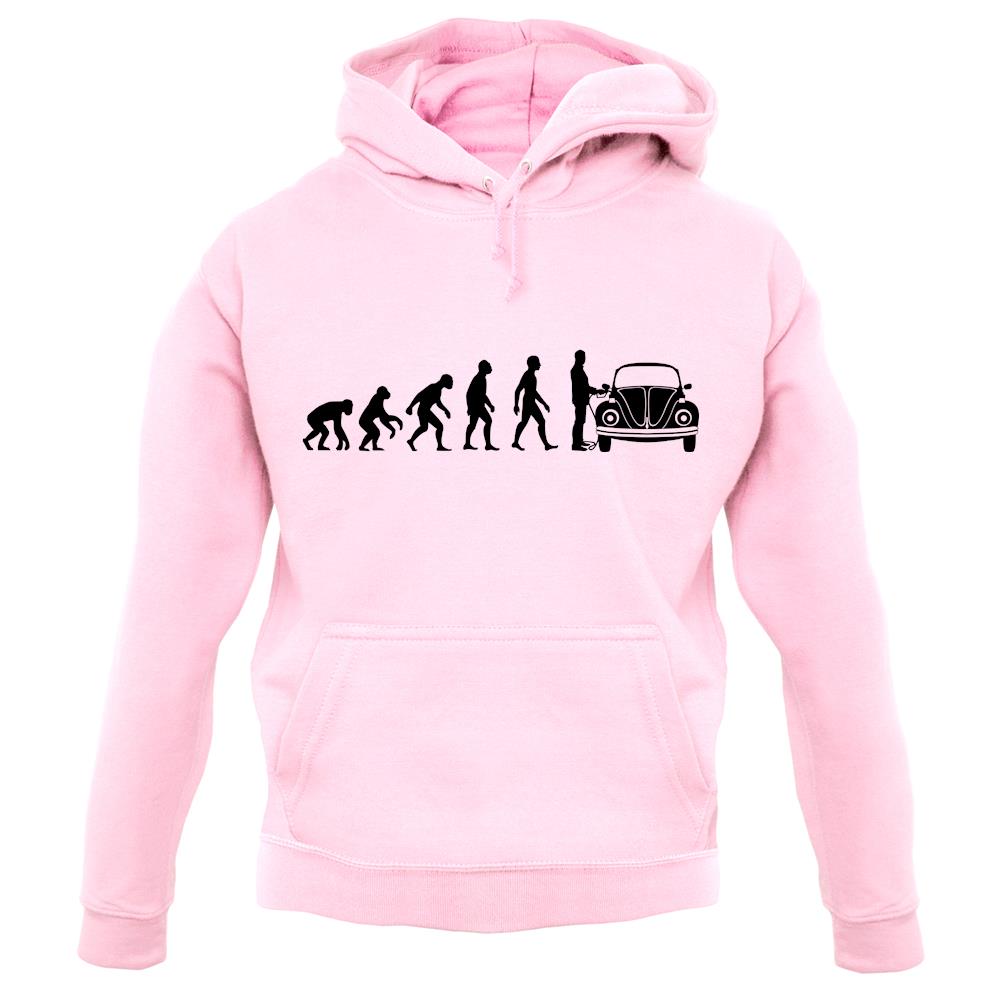 Evolution of Man Beetle Owner Unisex Hoodie