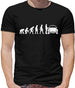 Evolution of Man Beetle Owner Mens T-Shirt