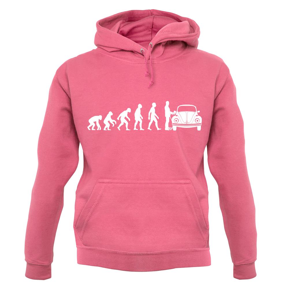 Evolution of Man Beetle Owner Unisex Hoodie