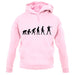 Evolution Of Man Biathlon Unisex Hoodie