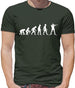 Evolution Of Man Biathlon Mens T-Shirt