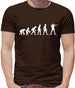 Evolution Of Man Biathlon Mens T-Shirt