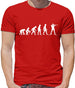 Evolution Of Man Biathlon Mens T-Shirt