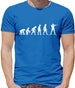 Evolution Of Man Biathlon Mens T-Shirt