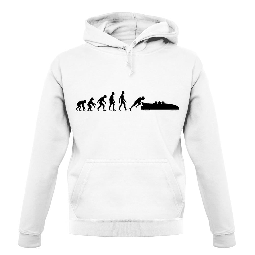 Evolution Of Man Bobsleigh unisex hoodie