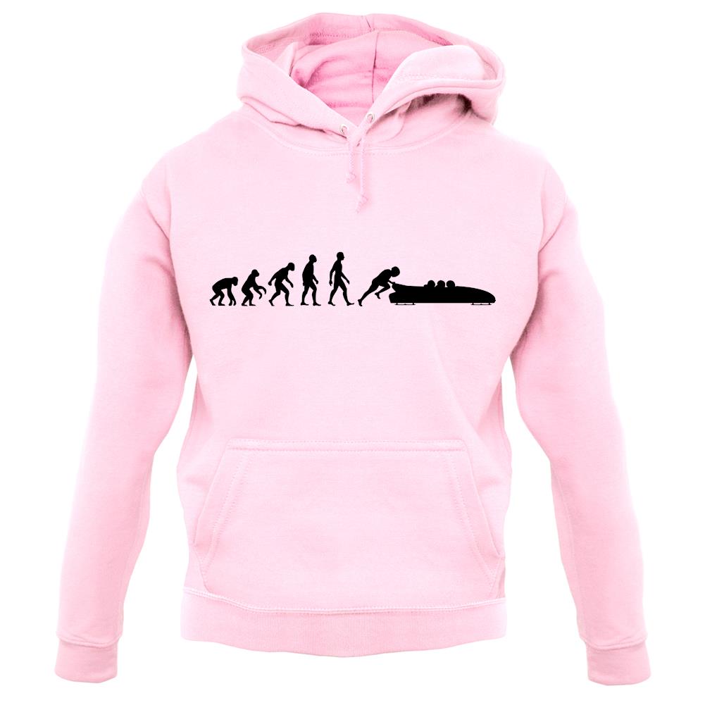 Evolution Of Man Bobsleigh unisex hoodie