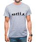 Evolution Of Man Bowling Mens T-Shirt