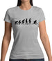 Evolution Of Man Bowling Womens T-Shirt