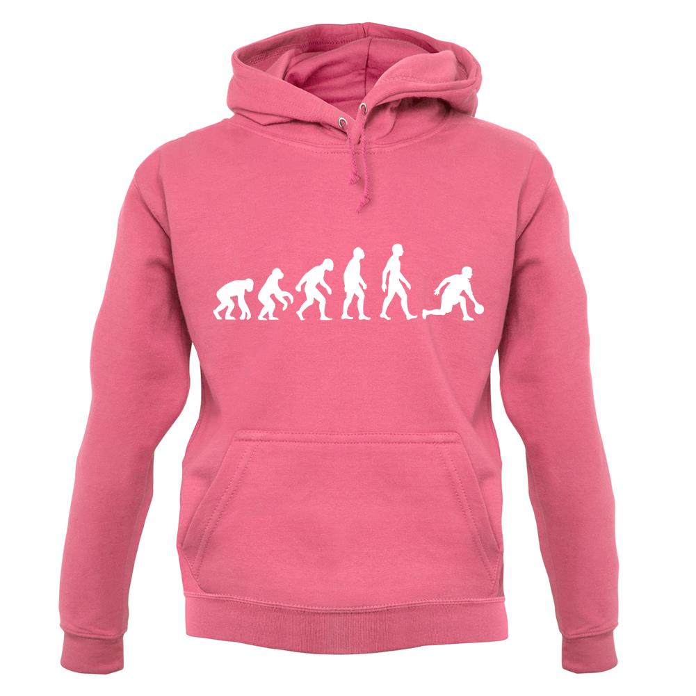 Evolution Of Man Bowling unisex hoodie