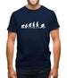 Evolution Of Man Bowling Mens T-Shirt