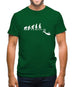 Evolution Of Man Bungee Jump Mens T-Shirt