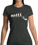 Evolution Of Man Bungee Jump Womens T-Shirt