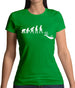 Evolution Of Man Bungee Jump Womens T-Shirt