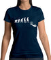 Evolution Of Man Bungee Jump Womens T-Shirt