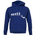 Evolution Of Man Bungee Jump unisex hoodie