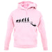 Evolution Of Man Bungee Jump unisex hoodie