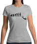 Evolution Of Man Bungee Jump Womens T-Shirt