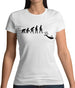 Evolution Of Man Bungee Jump Womens T-Shirt