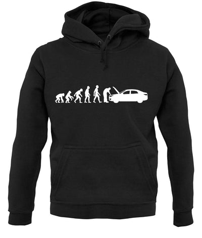Evolution Of Man Car Mechanic unisex hoodie